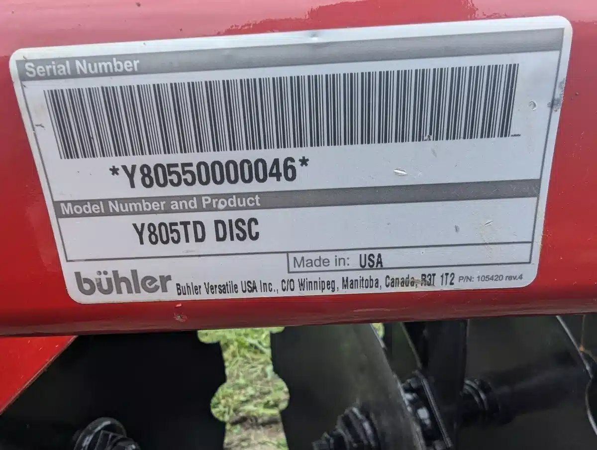 2024 Farm King Y805TD Disc