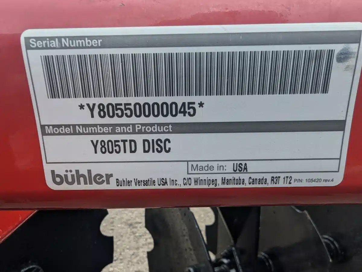 2024 Farm King Y805TD Disc