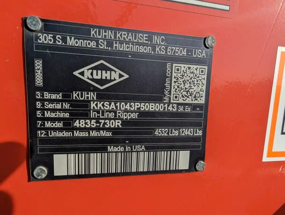 2024 Kuhn Krause 4835 730R