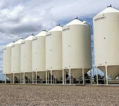 Meridian 1620 Dry Fertilizer Hopper Bin c/w Double Skid