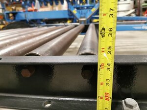 Extra Wide Gravity Roller Conveyor