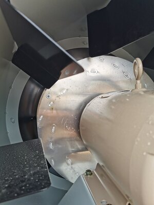 Inline Centrifugal Aeration Fan 15 HP 3 PH 230V