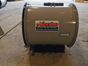 Inline Centrifugal Aeration Fan 15 HP 3 PH 230V