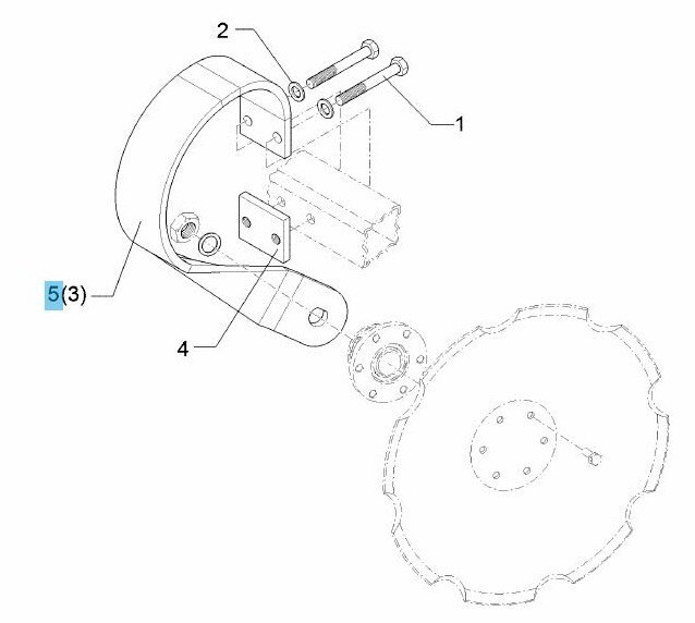 LEMKEN Heliodor 8/9 FRONT SPRING SHANK