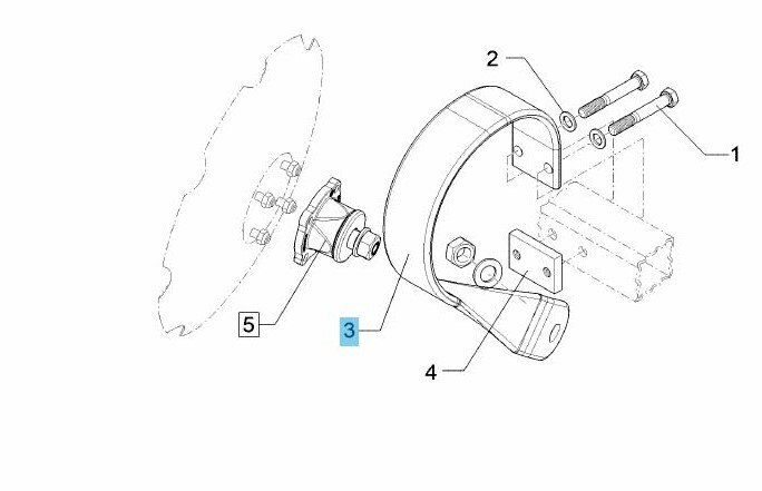 LEMKEN Heliodor 8/9 REAR SPRING SHANK