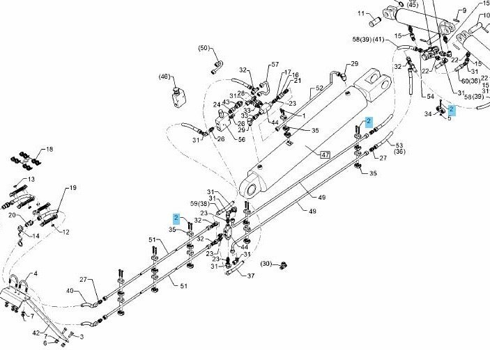 Hydraulic Machine Screw Hose Holder