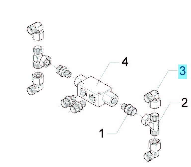 Hydraulic Adjustable Angle Elbow Fitting