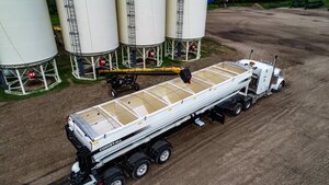 CSC 1545 DUALUSE c/w Scales Gravity Side Dump Seed Tender and Fertilizer Tender