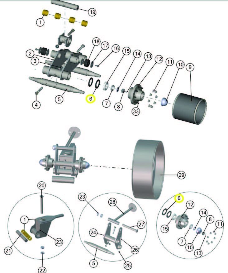 J&M G848 Hub Seal New Style (1 Piece)