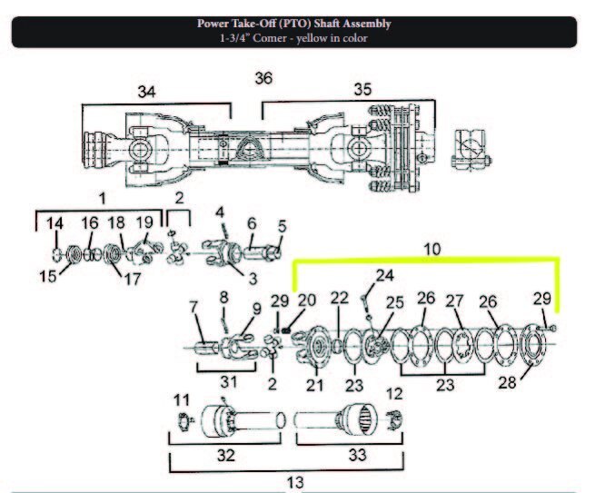 J&M Comer Slip Clutch Complete Assembly