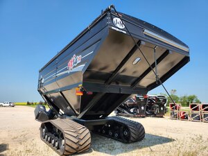J&M RX1412 20T RIGHT HAND AUGER Grain Cart W Tracks