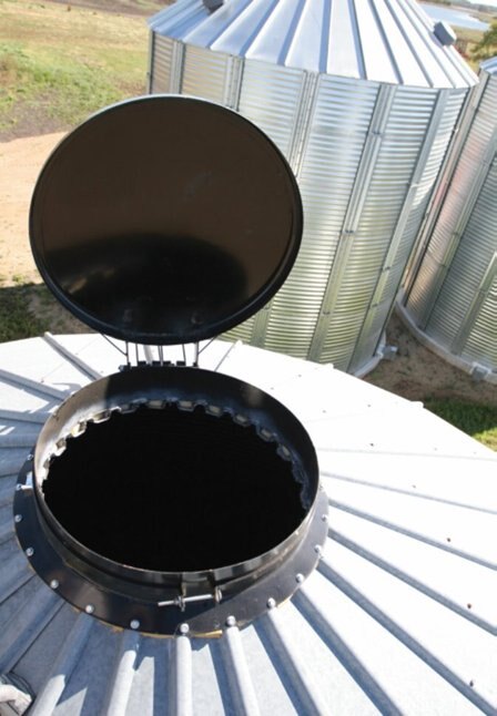 Lifetime Replacement 32 Grain Bin Throat with roof Flange