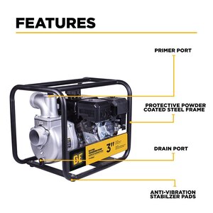 3 Inch Water Transfer Pump with Powerease 225 Engine