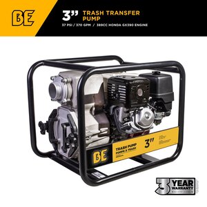 3 Inch Trash Transfer Pump with Honda GX390 Engine