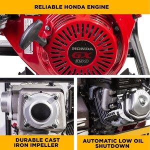 3 Inch Trash Transfer Pump with Honda GX390 Engine