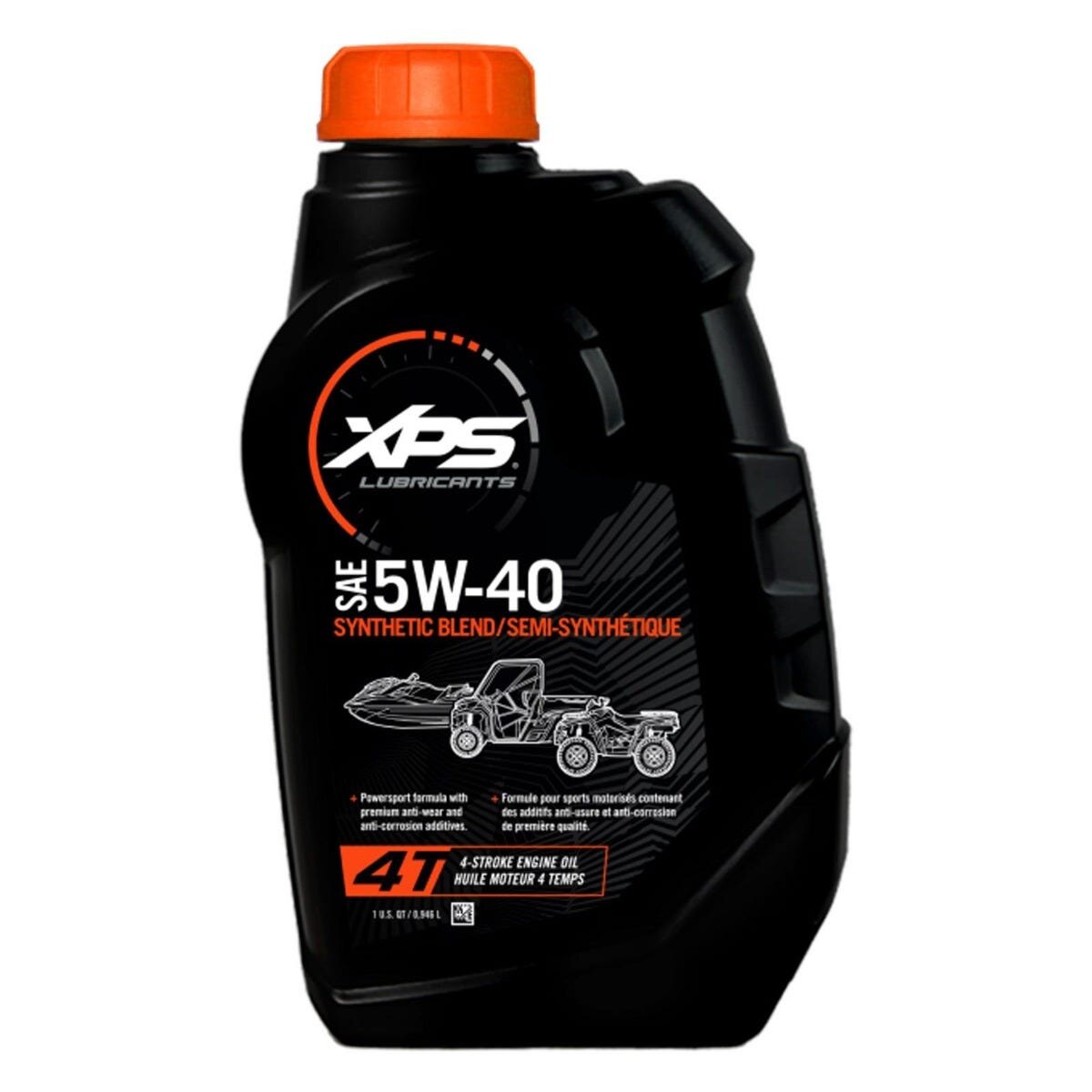 4T 5W 40 Synthetic Blend Oil 1 QT / 946 ml