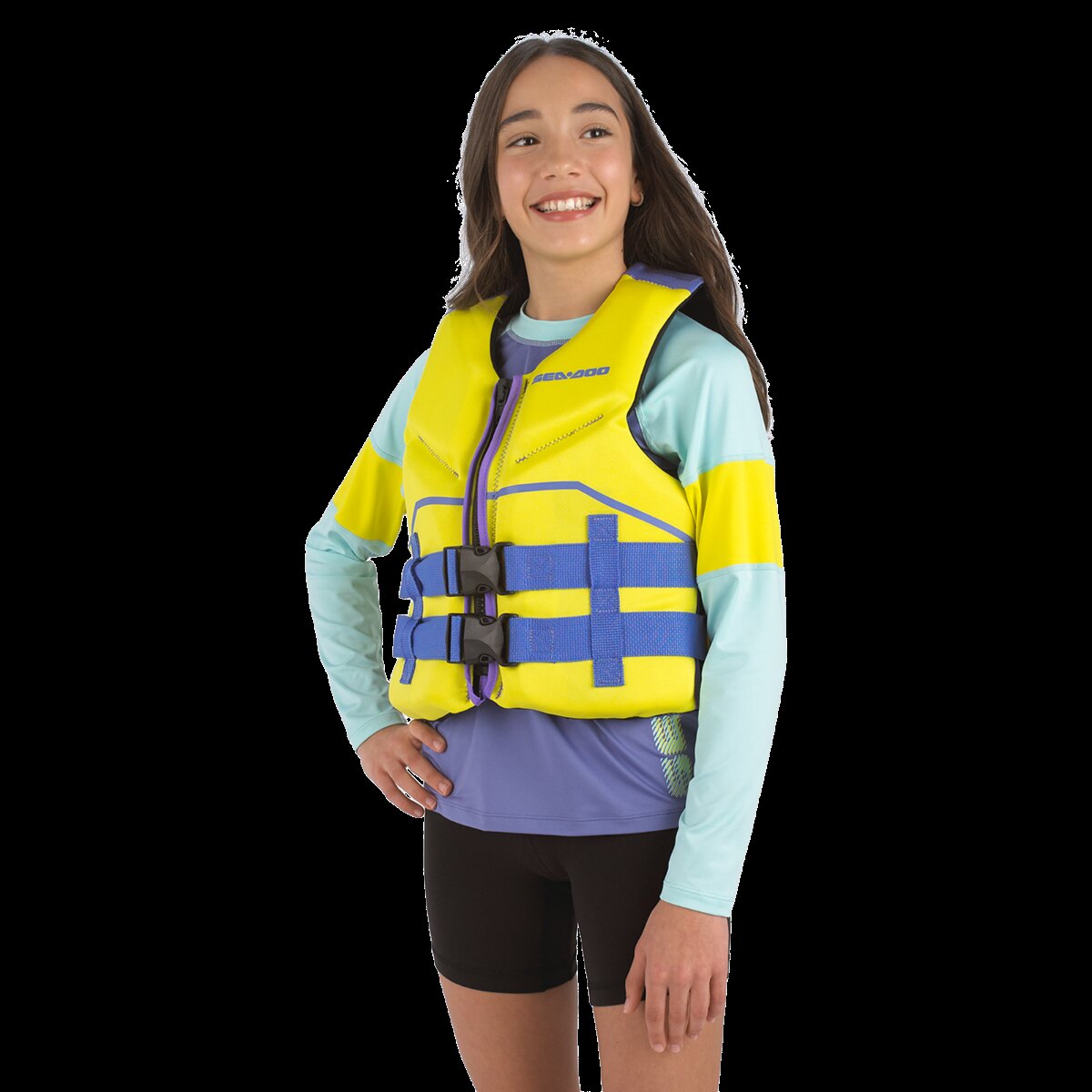 Junior Freedom PFD/Life Jacket L (55 88 lbs) Hi Vis Yellow