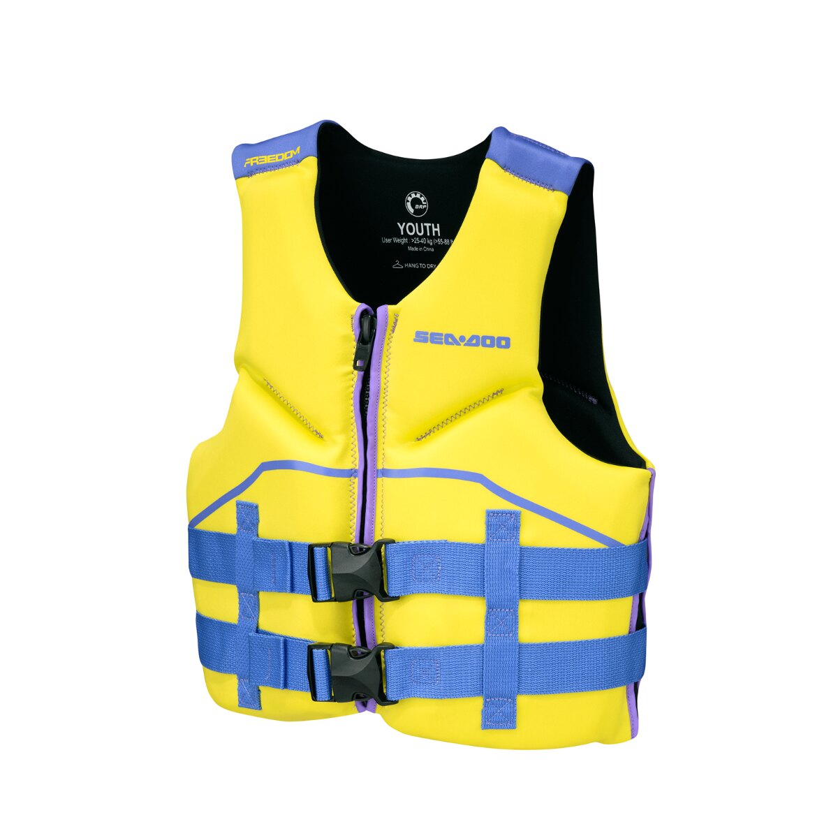 Junior Freedom PFD/Life Jacket L (55 88 lbs) Hi Vis Yellow