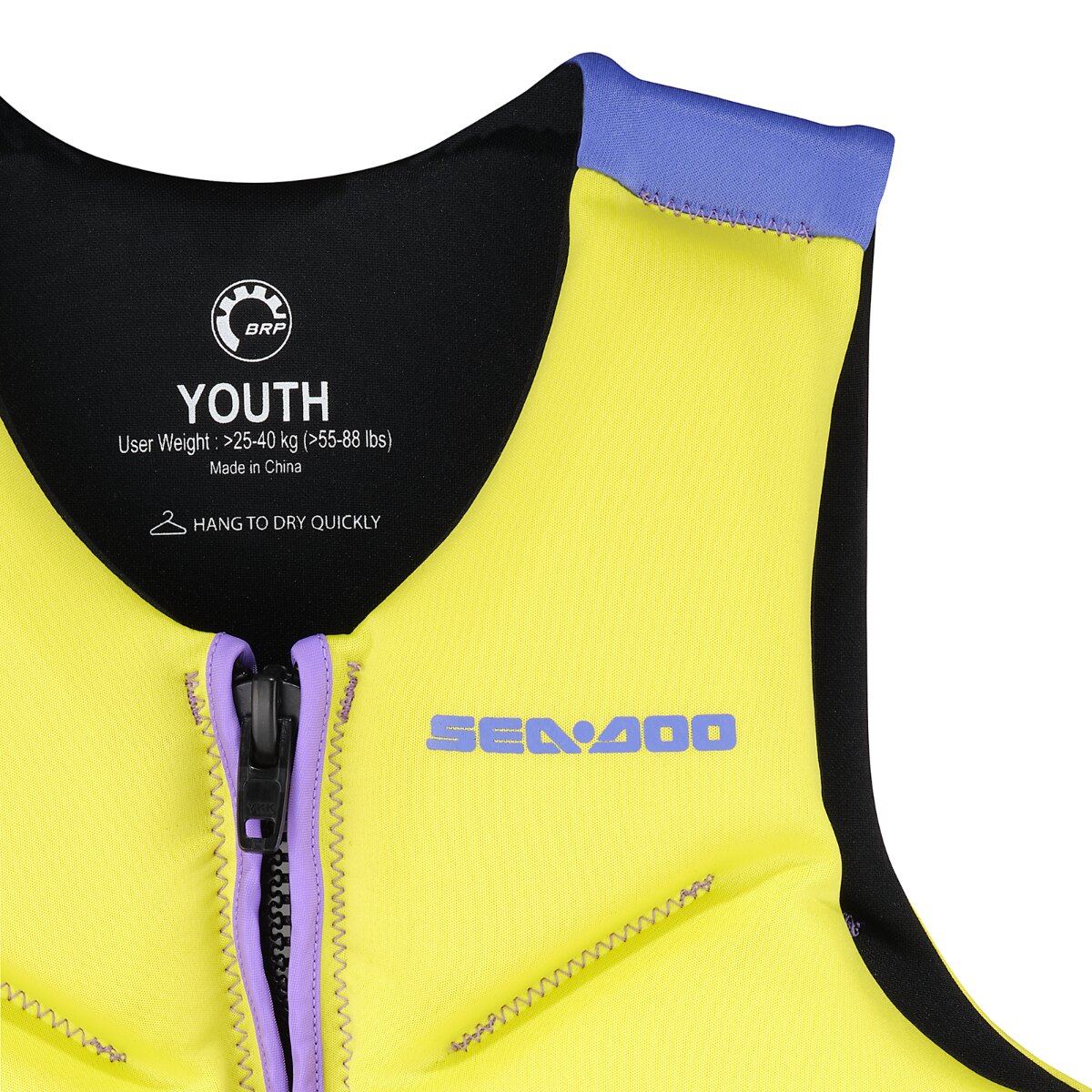 Junior Freedom PFD/Life Jacket L (55 88 lbs) Hi Vis Yellow