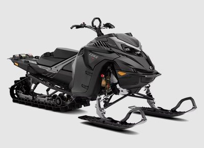 2025 Lynx SHREDDER RE Rotax® 850 E-TEC Turbo R Argent platine/Noir satiné