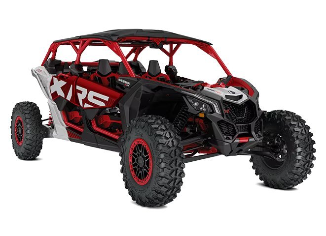 2025 Can-Am Maverick X3 MAX X rs Turbo RR with Smart-Shox Fiery Red & Hyper Silver