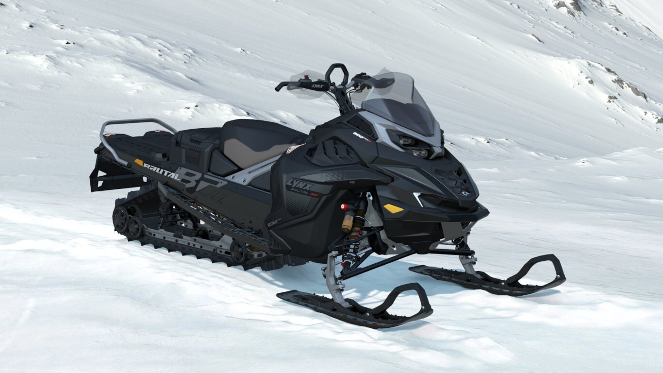 2026 Lynx BRUTAL RE (500 mm) Rotax® 900 ACE Turbo R Platinum Silver Satin / Black