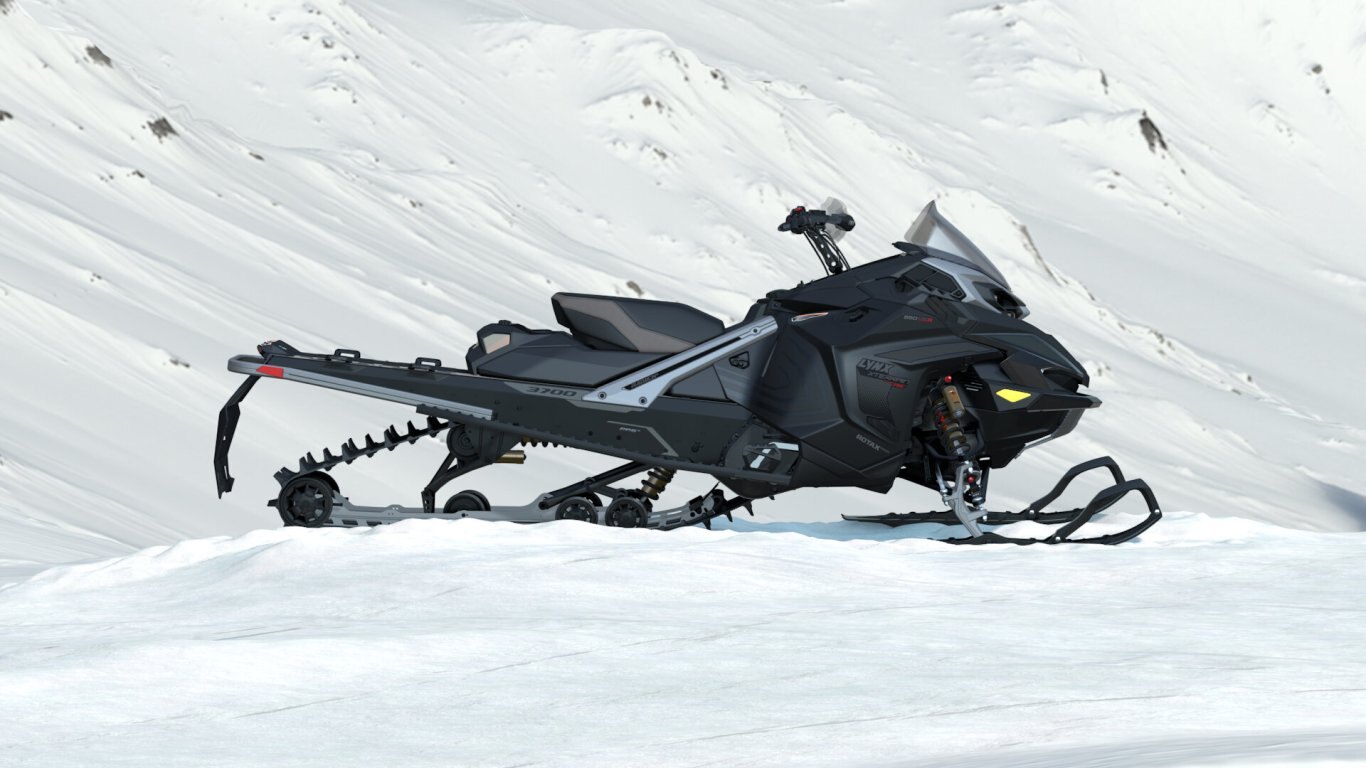 2026 Lynx XTERRAIN RE Rotax® 850 E TEC Turbo R Platinum Silver Satin / Black