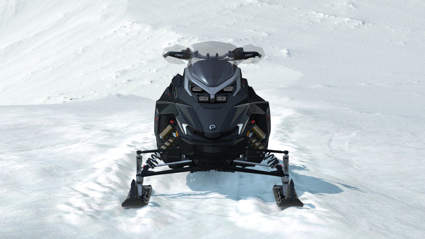 2026 Lynx RAVE RE Rotax® 850 E TEC Turbo R Platinum Silver Satin / Black