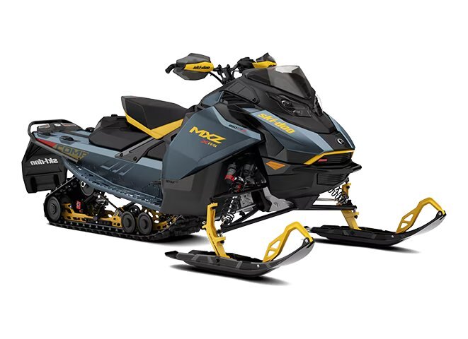 2026 Ski Doo MXZ X RS with Competition Package Rotax® 600R E TEC® Mineral Blue