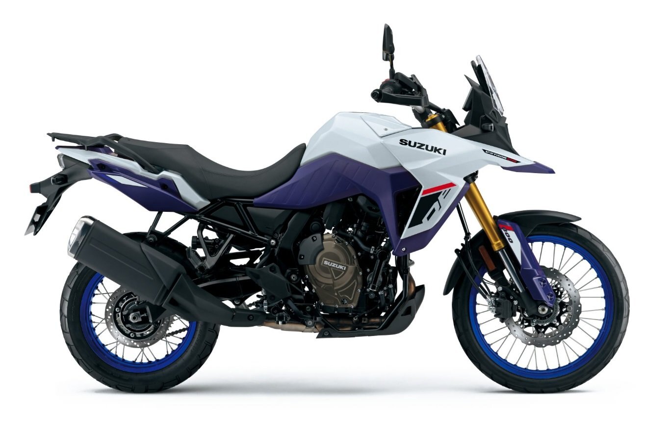 2026 Suzuki V Strom 800DE Pearl Tech White