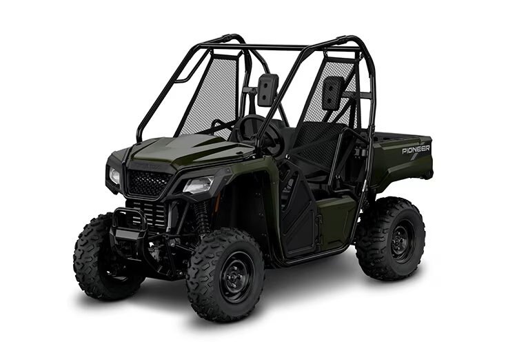 2026 Honda Pioneer 520 Standard Noir Vert Forêt