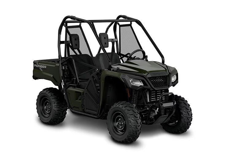 2026 Honda Pioneer 520 Standard Noir Vert Forêt