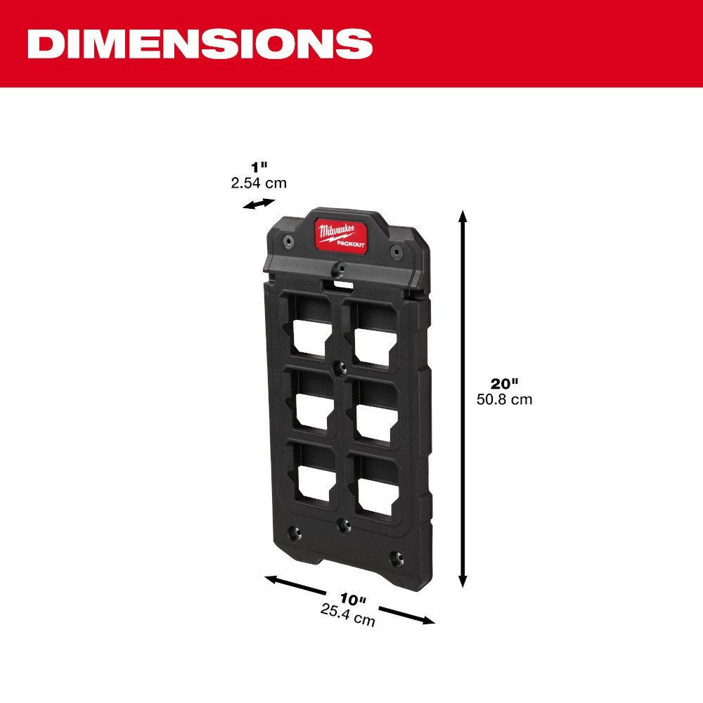 PACKOUT™ Compact Wall Plate