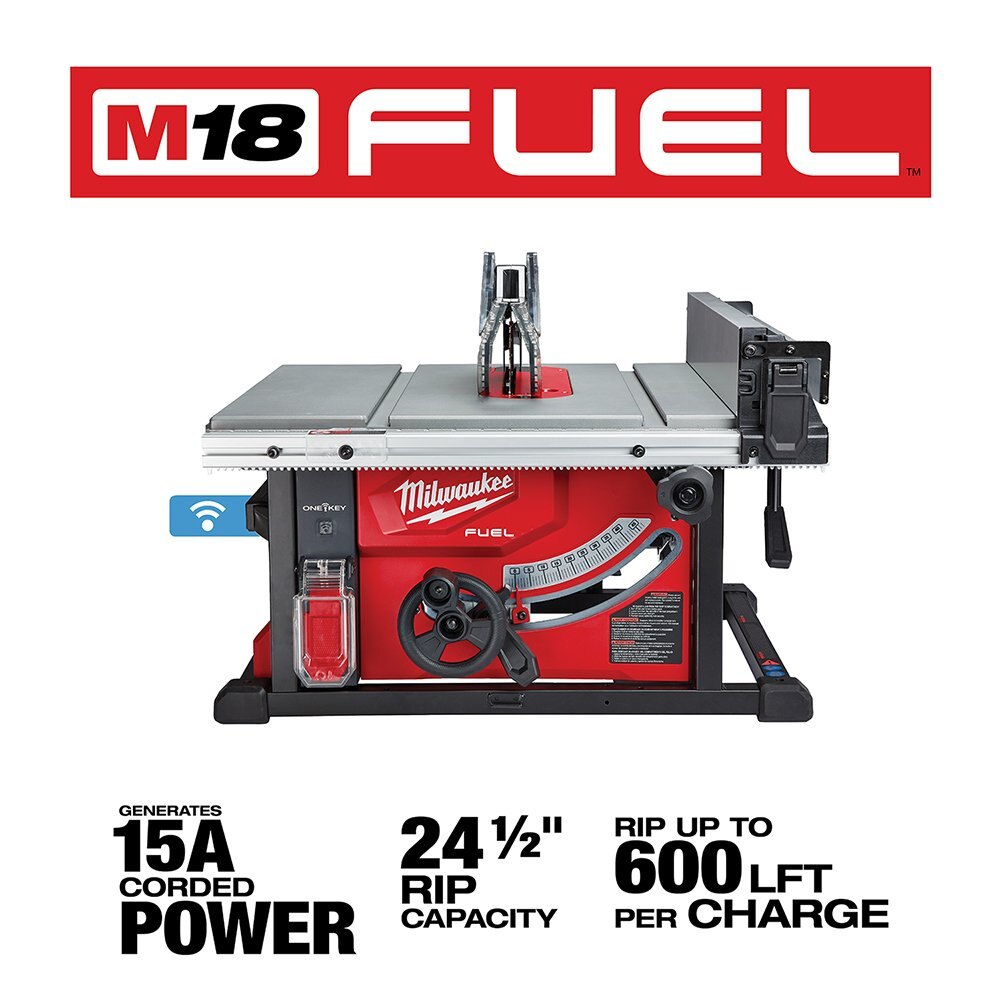 M18 FUEL™ 8 1/4 in. Table Saw with ONE KEY™