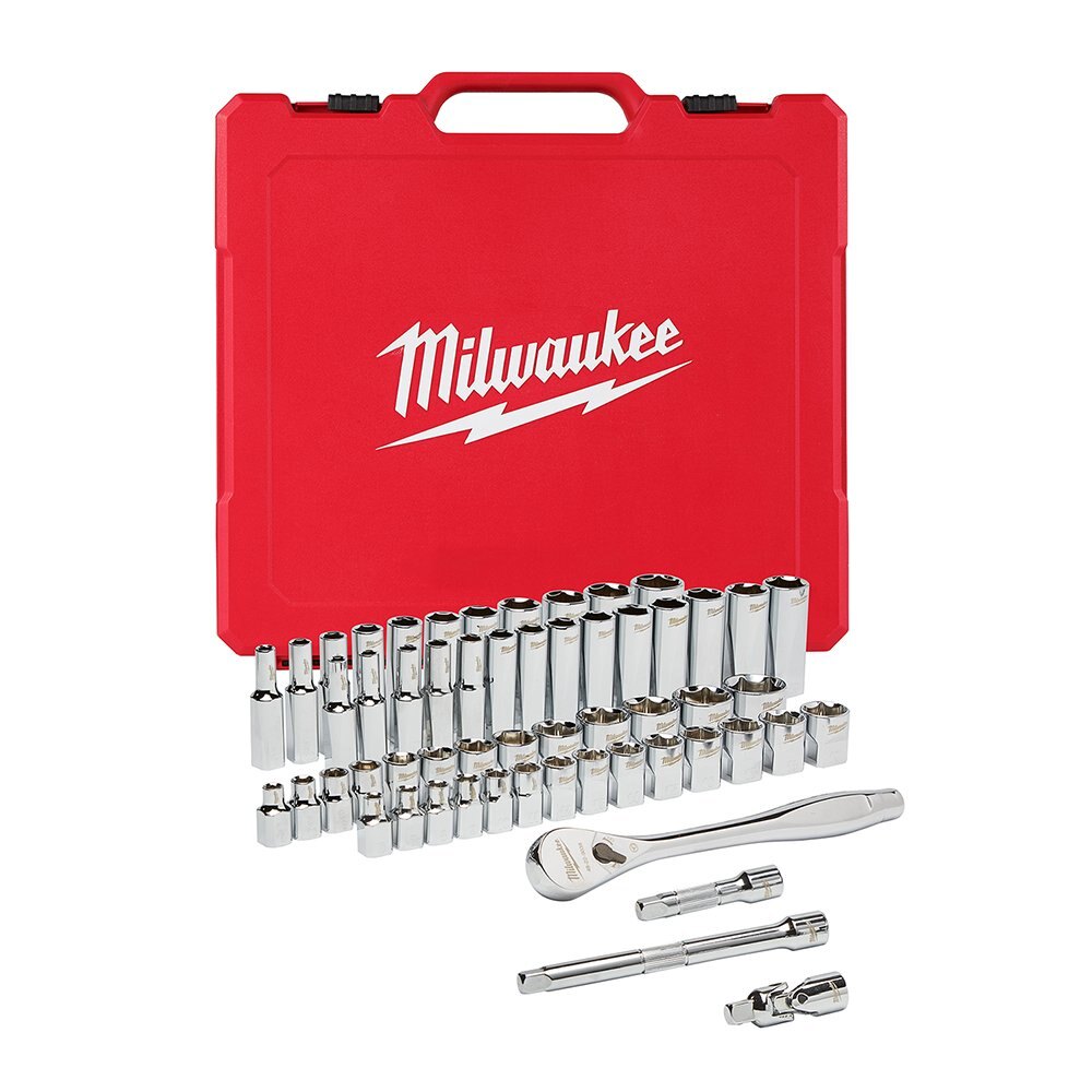 3/8 in. Drive 56 pc. Ratchet & Socket Set SAE & Metric