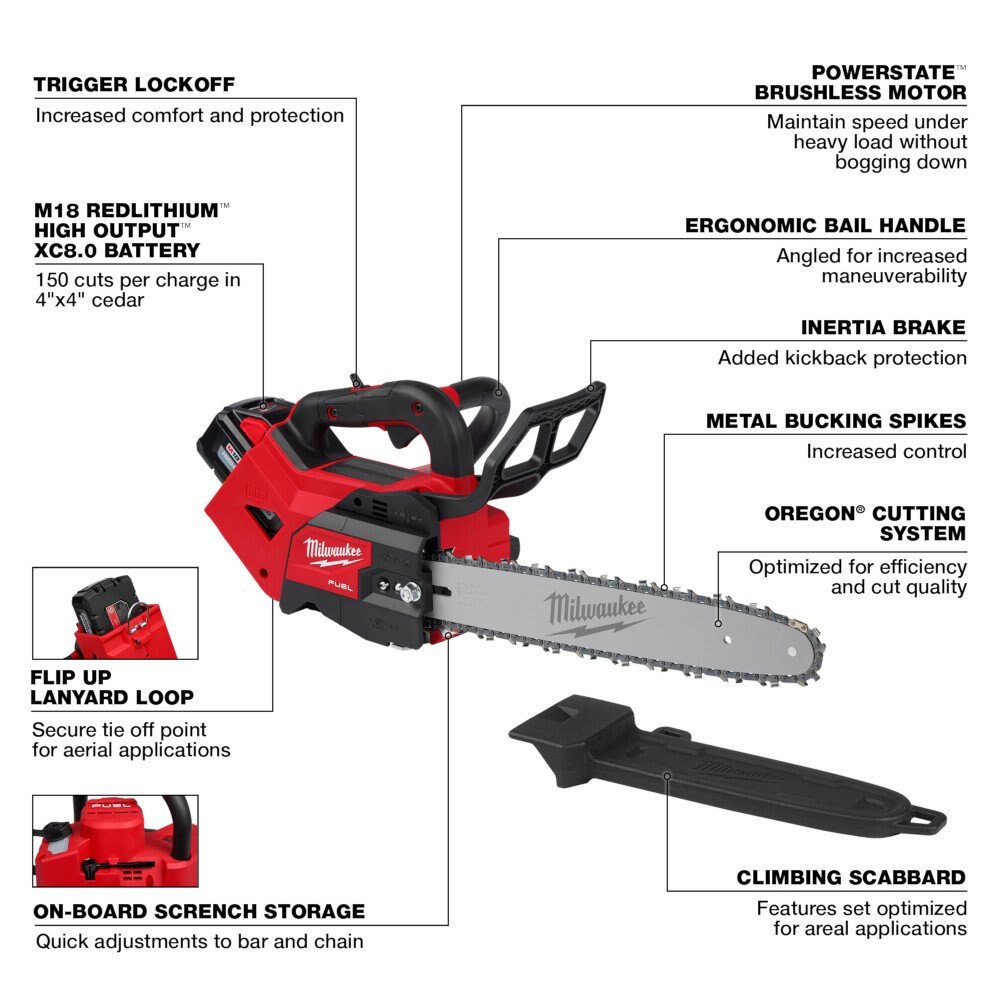 M18 FUEL™ 14 Top Handle Chainsaw Kit