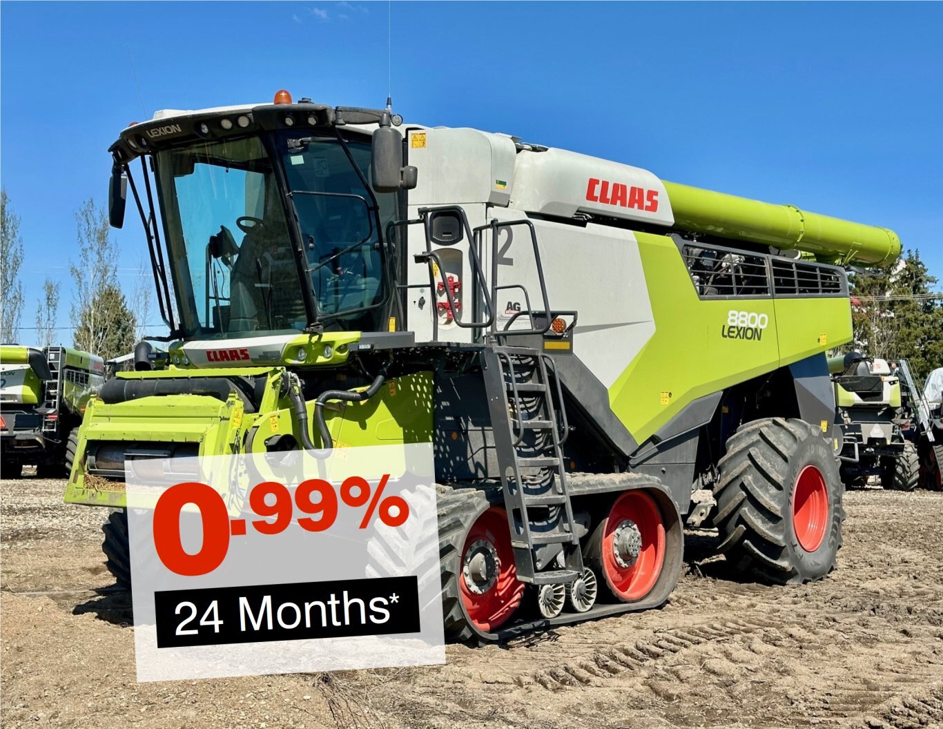 545 Hrs, 2021 CLAAS LEXION 8800TT