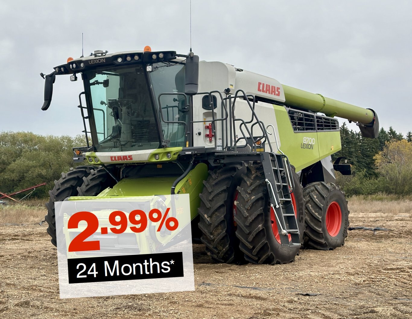 120 Hrs, 2024 CLAAS LEXION 8700