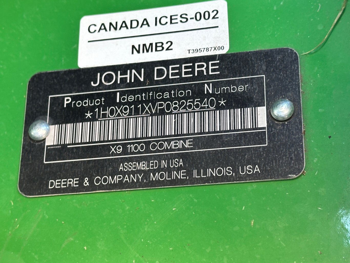 423 Hrs, 2023 John Deere X9 1100