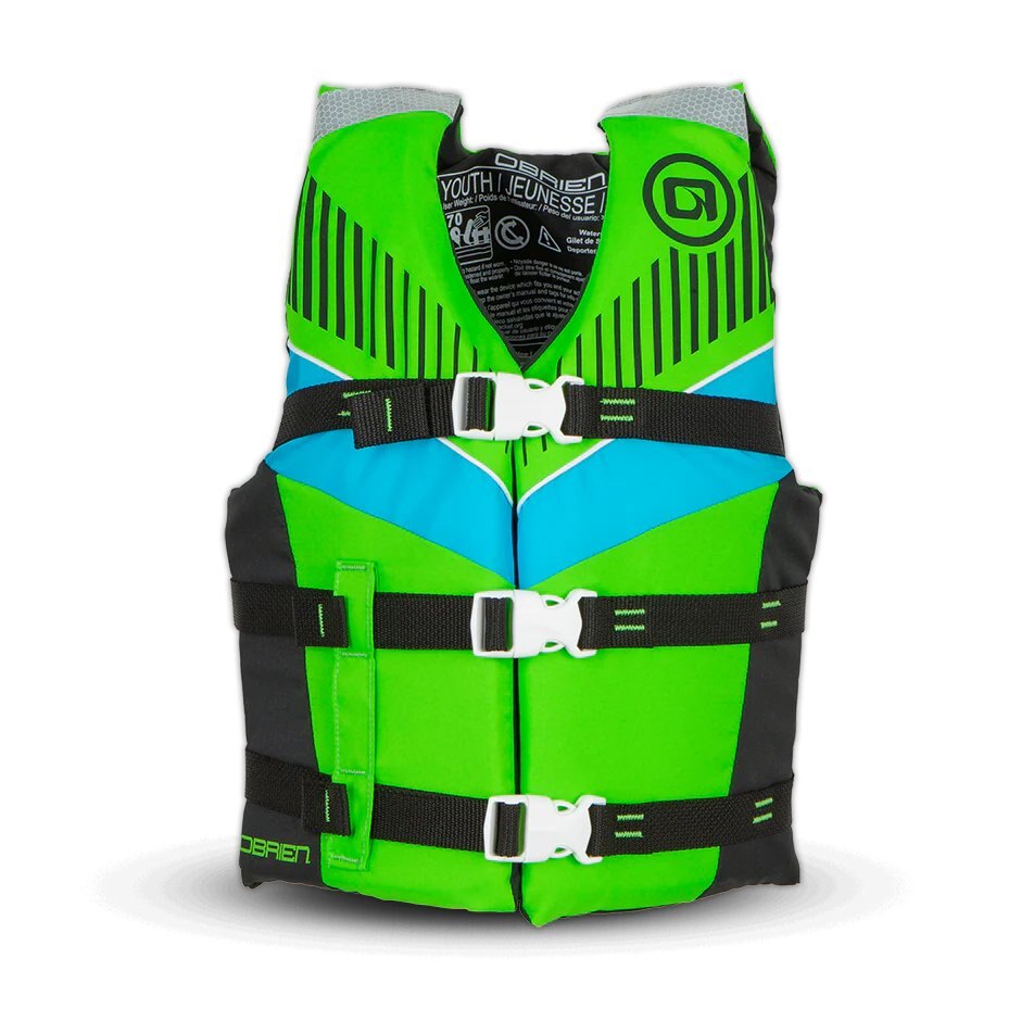 OBrien Youth Nylon Life Jacket Green