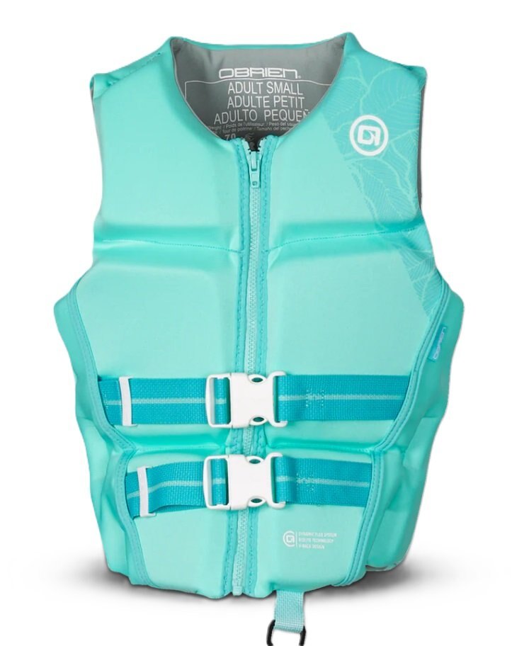 O'Brien Women's V Back Life Jacket LG Mint