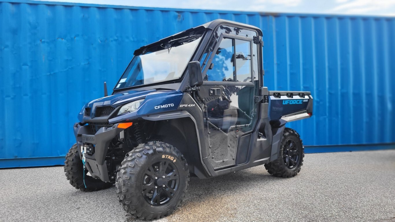 CFMoto UFORCE 1000 EPS Blue with Heated Cab