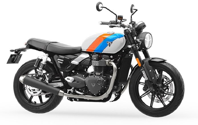 2025 Triumph ALL-NEW SPEED TWIN 1200 RS Baja Orange / Sapphire Black