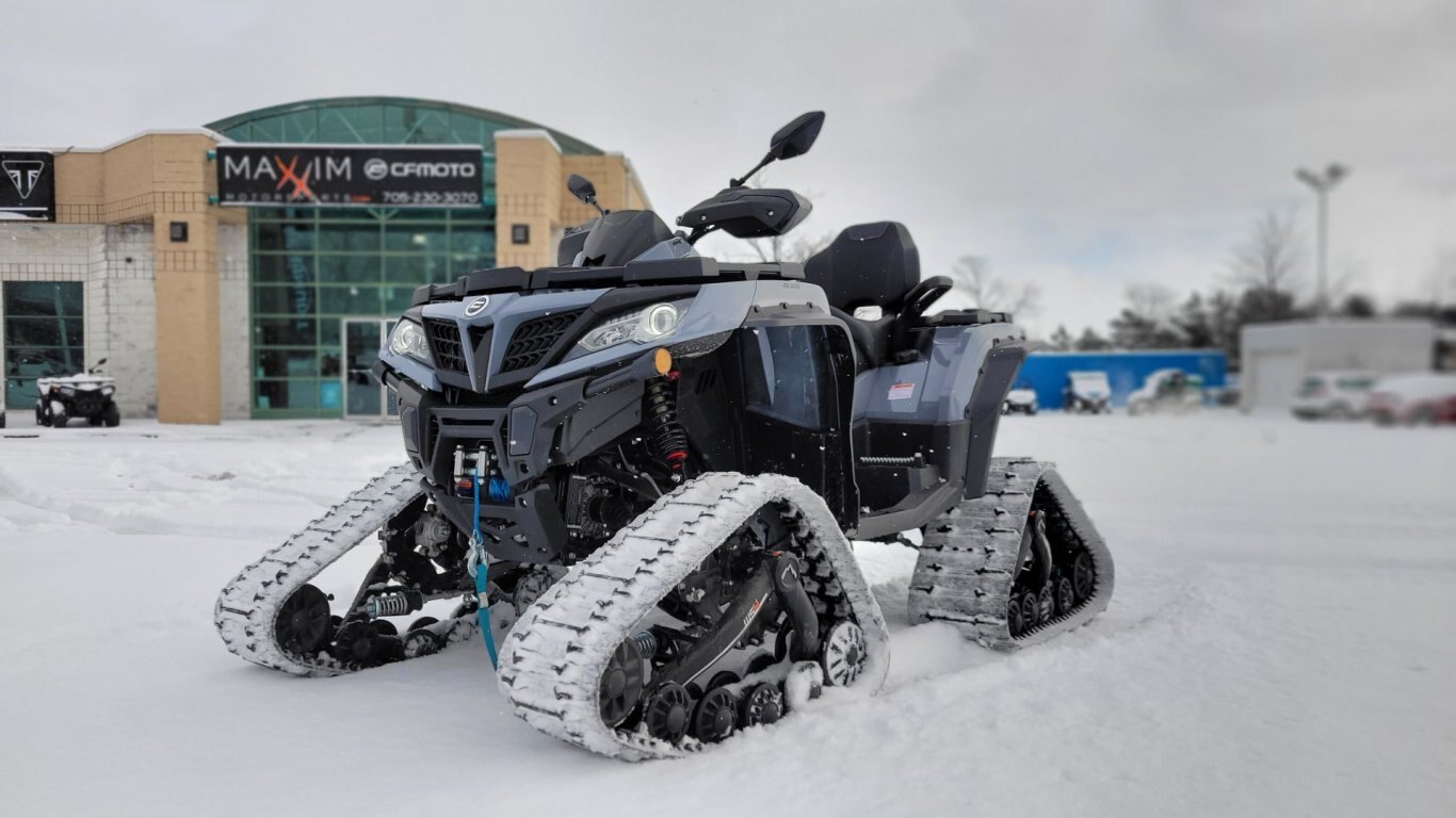 2024 CFMOTO CFORCE 800 XC Ghost Grey with Tracks!