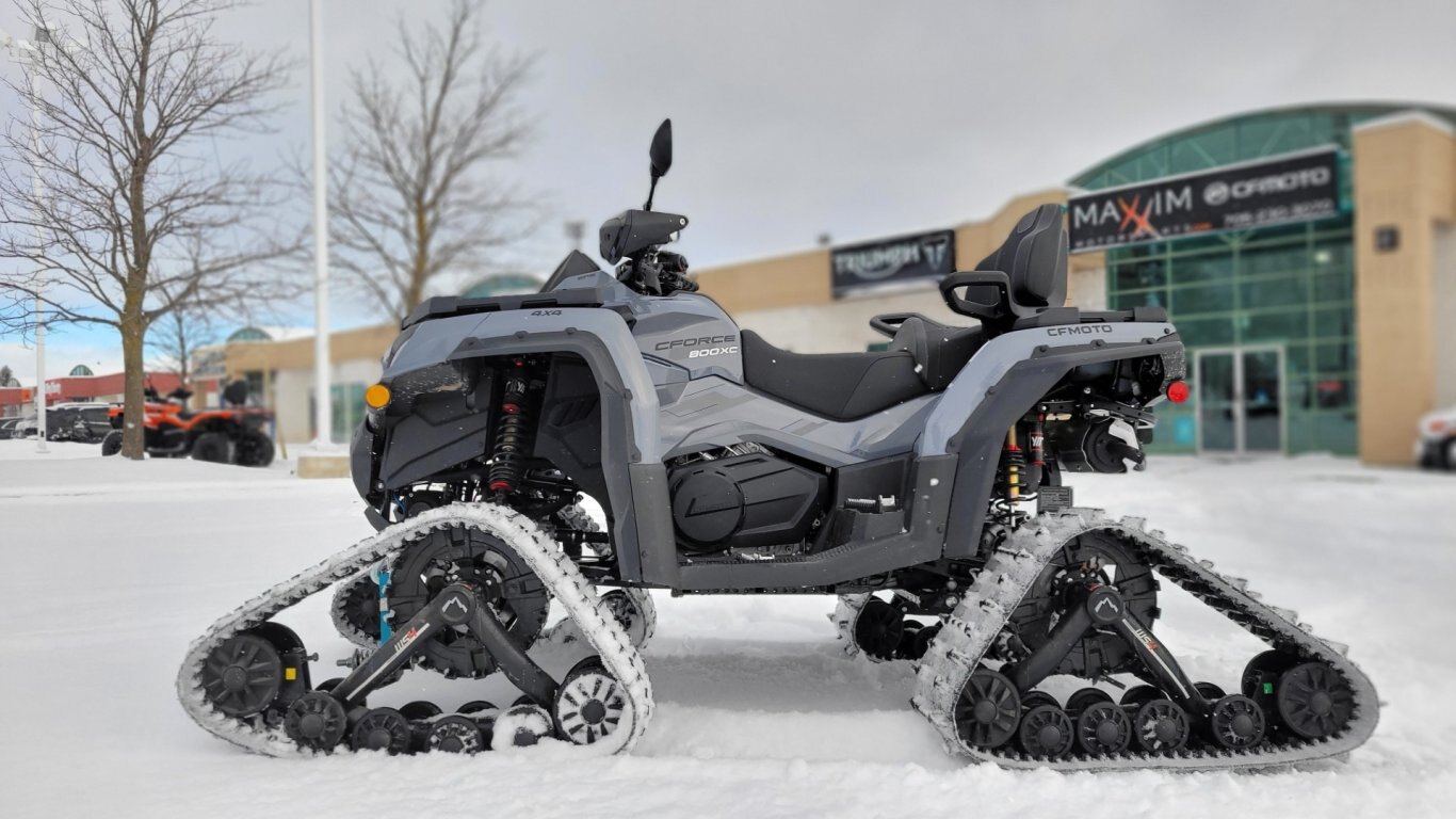 2024 CFMOTO CFORCE 800 XC Ghost Grey with Tracks!