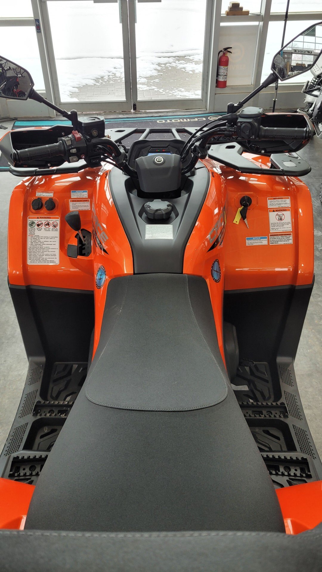 2024 CFMOTO CFORCE 400 TOURING Lava Orange