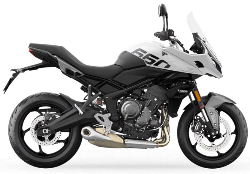 2025 Triumph Tiger Sport 660 Crystal White