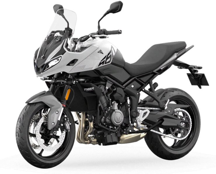 2025 Triumph Tiger Sport 660 Crystal White