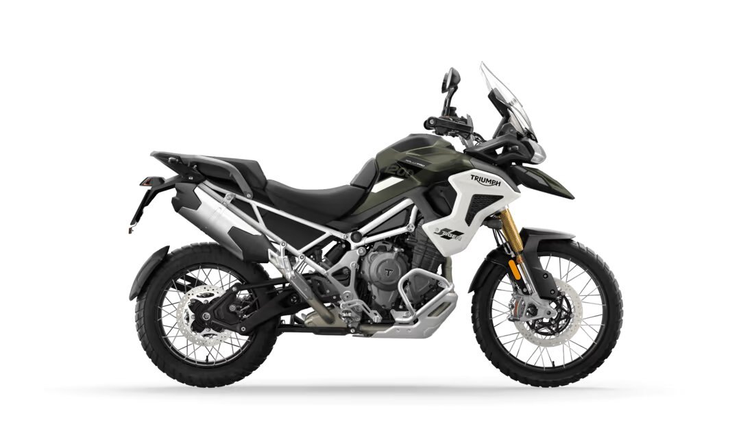 2024 Triumph TIGER 1200 RALLY PRO Matte Khaki Green