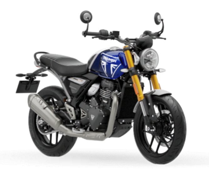 2025 Triumph SPEED 400 Caspian Blue / Storm Grey